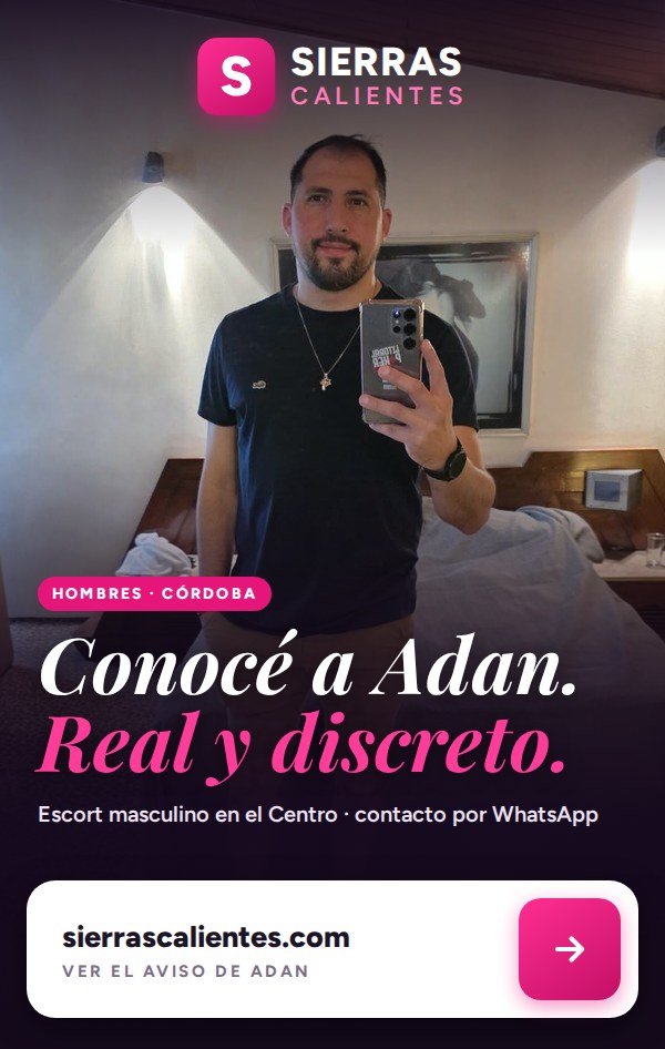 Escort masculino adan te invito a conocerme...